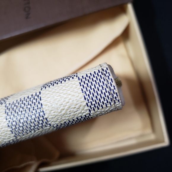 5️⃣0️⃣0️⃣Auth LV Zippy coin purse Damier Azur - Picture 11 of 13